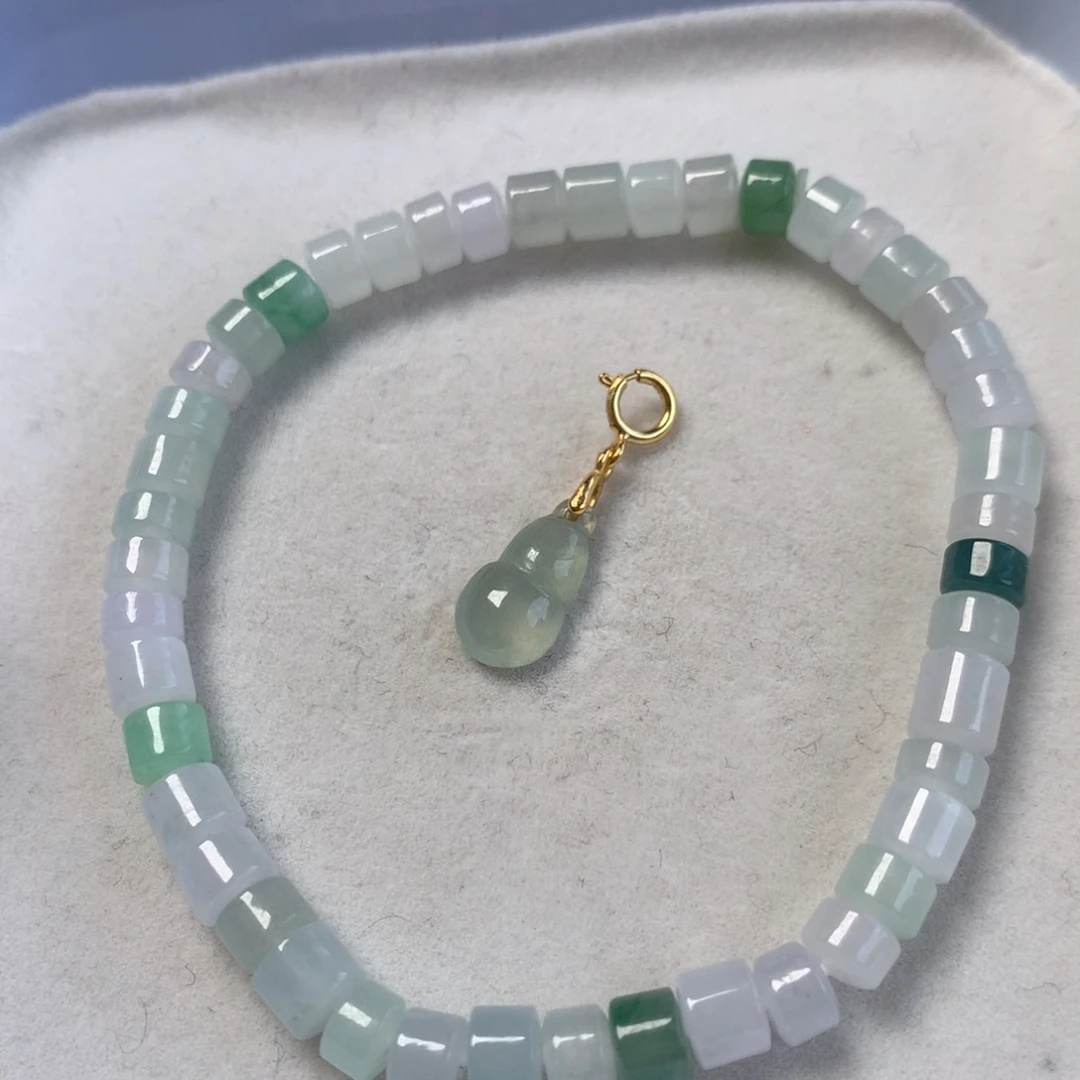 翡翠未镶嵌颈饰手葫