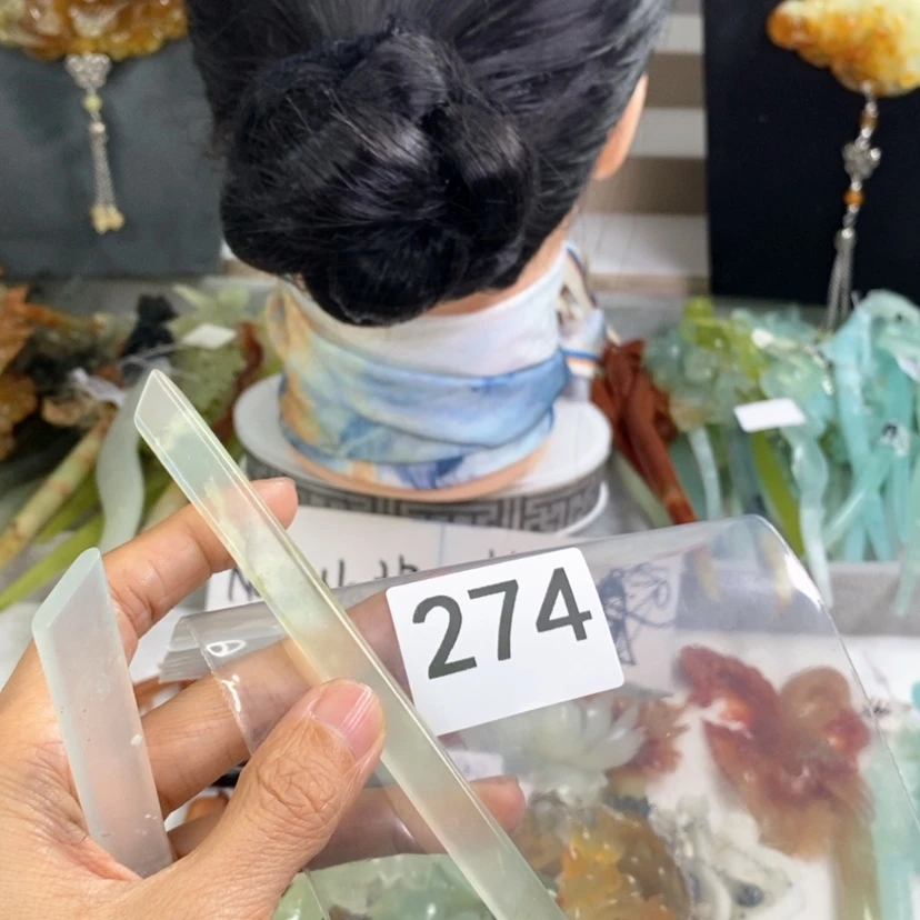 【闪购商品】岫玉发饰未镶嵌等****)