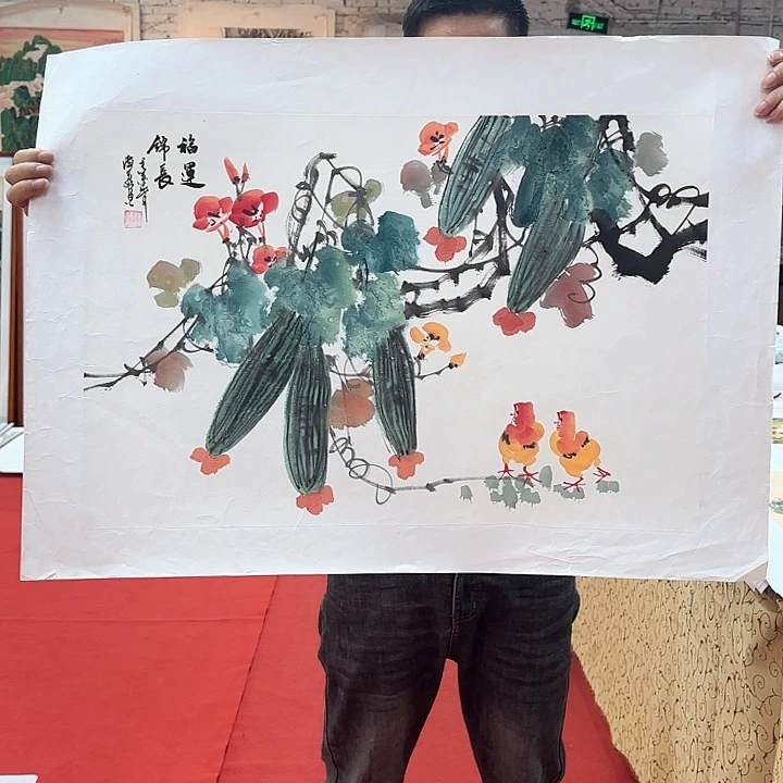 横款国画作品展览等活动