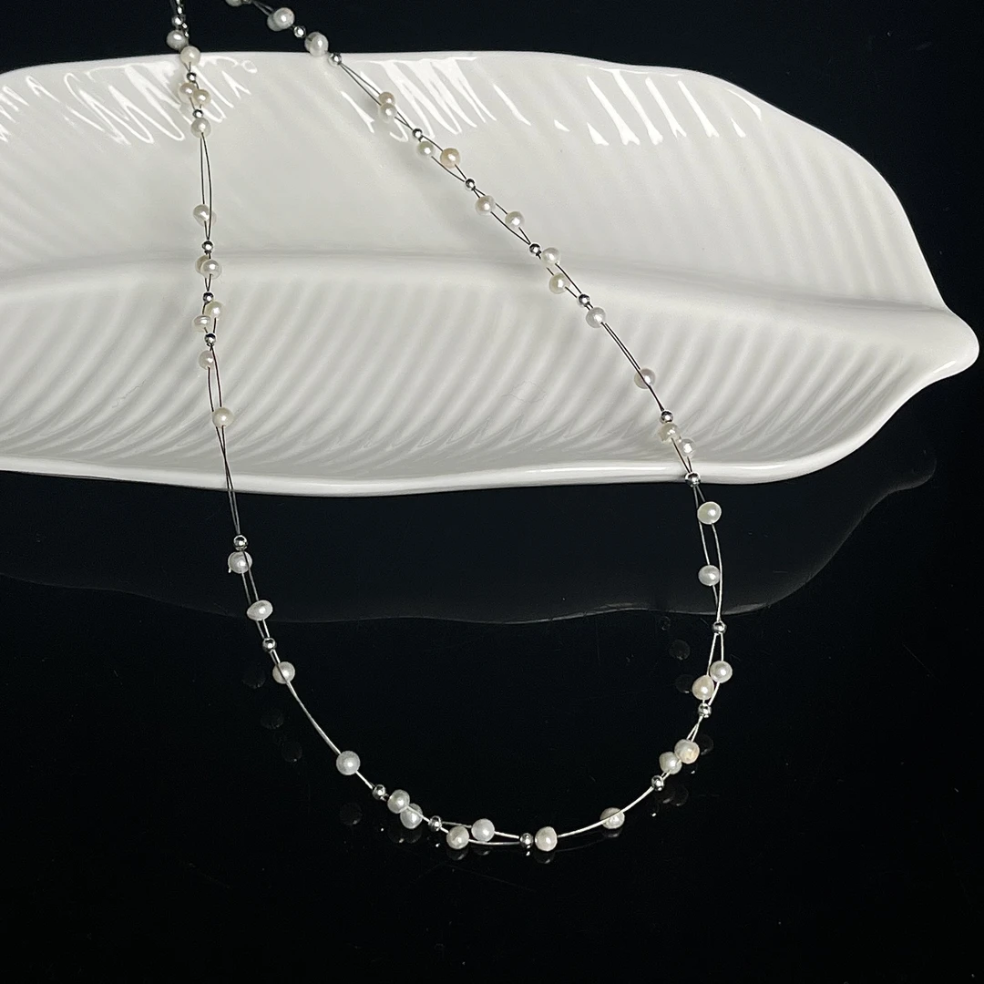 满天星淡水珍珠项链v3002多样性发其一简约