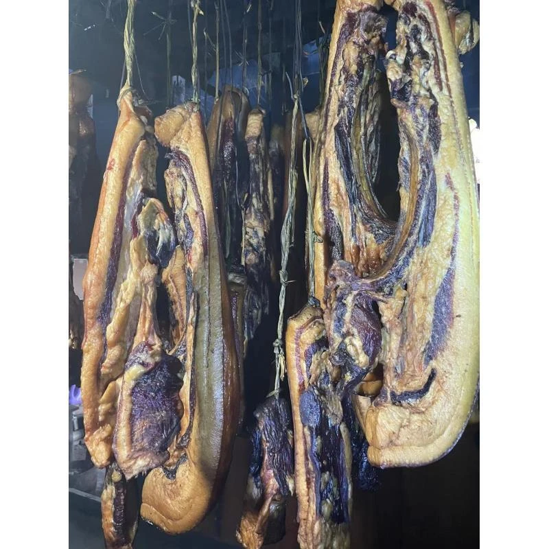 土猪腊肉 柴火冷炕 现称 一物一拍