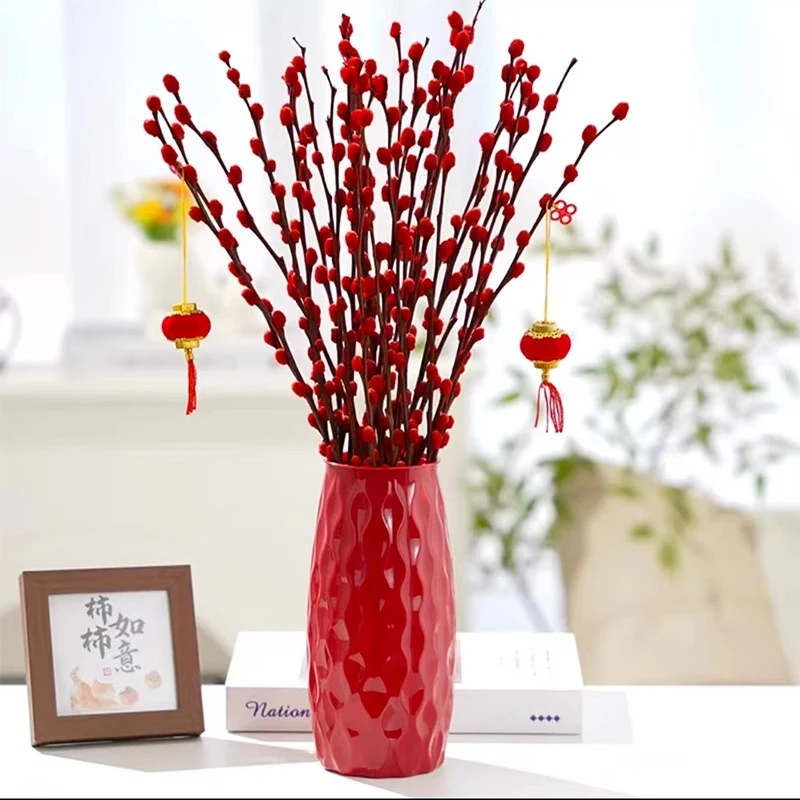 银柳真花鲜枝干花摆件室内客厅鲜花绿植祥瑞花卉优选