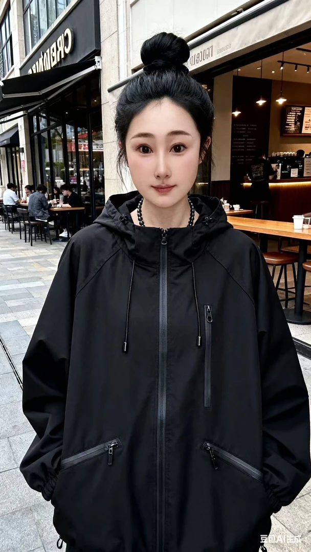 户外情侣款山行加绒冲锋衣