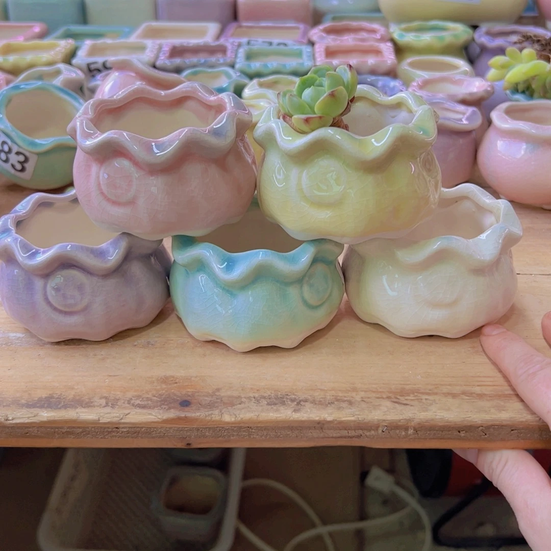 陶瓷花盆当场凑满12包邮