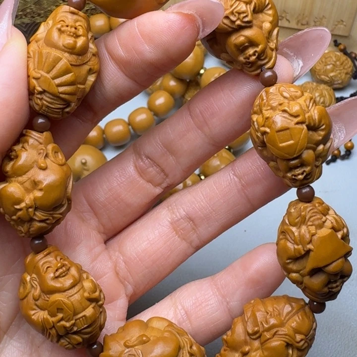 橄榄核手串/手链财神