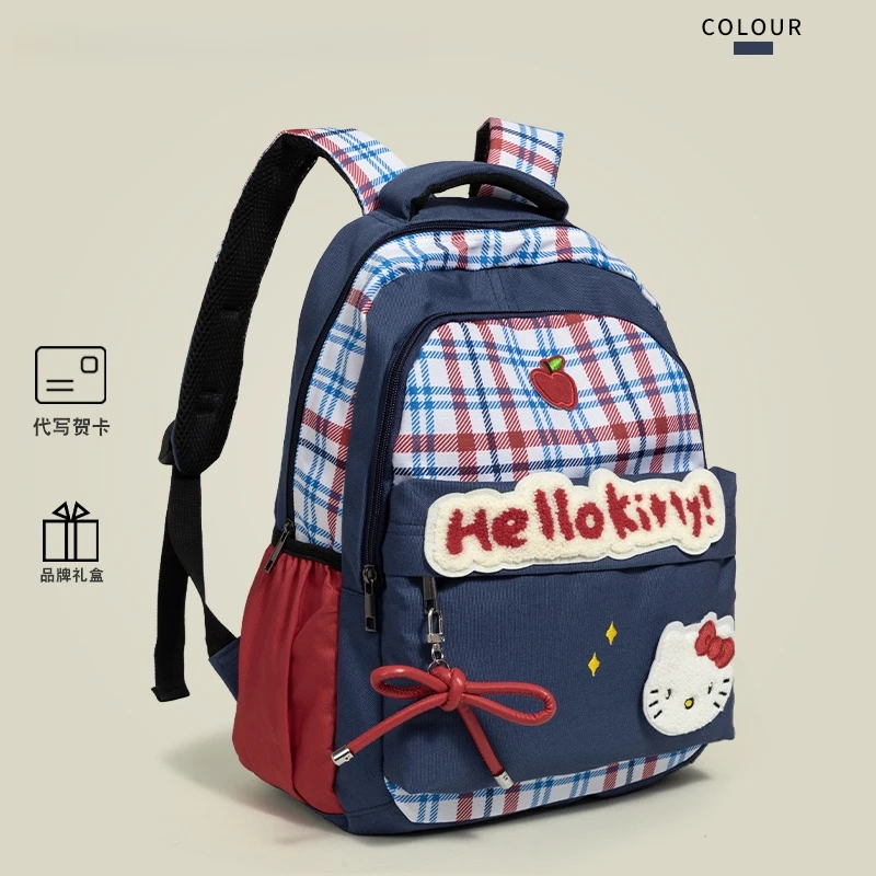 CA&KI可爱卡通Kitty猫双肩包女2025新款轻便百搭学生上课通勤书包