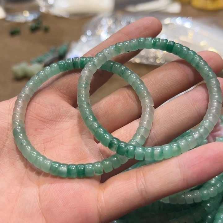 石英质玉手串未镶嵌非洲翠手串多样性发货拍一发一