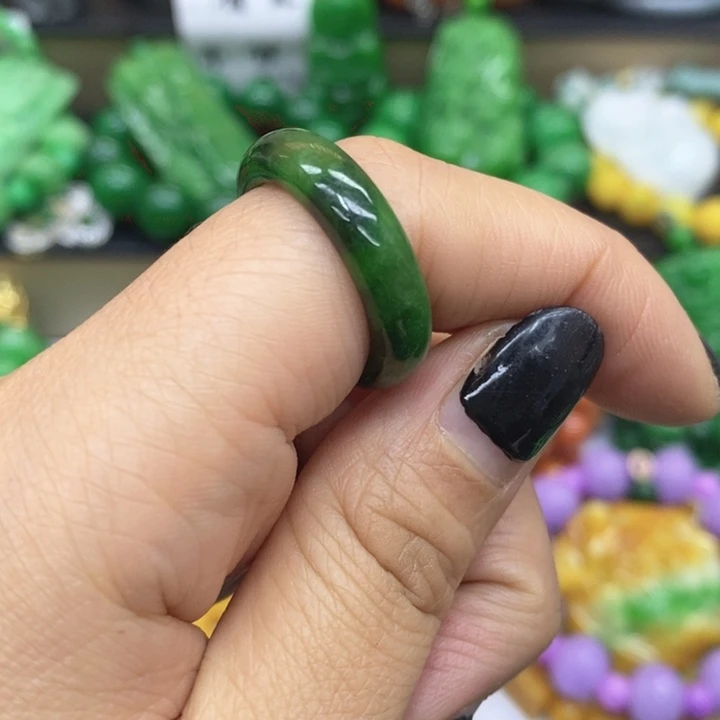 翡翠未镶嵌手链戒指27