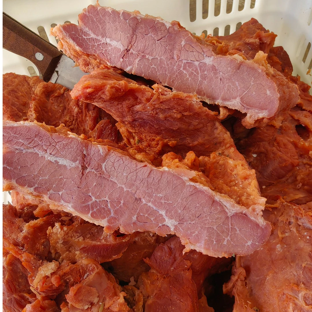 大块全熟牛脖肉，无添加，可以直接使用