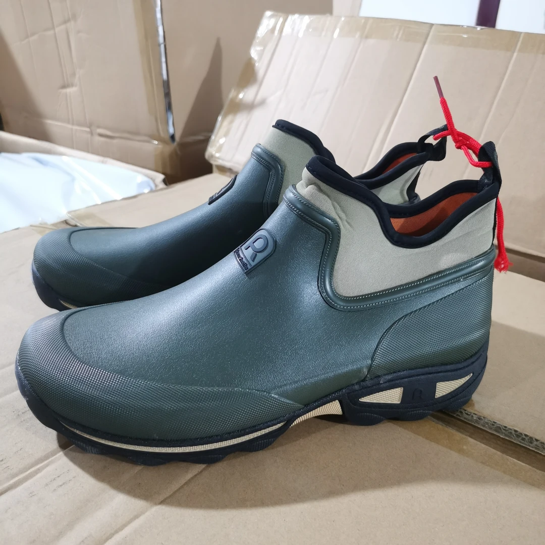 秋季男士短筒雨靴透气防寒保暖防滑厚底水鞋运动百搭舒适水鞋