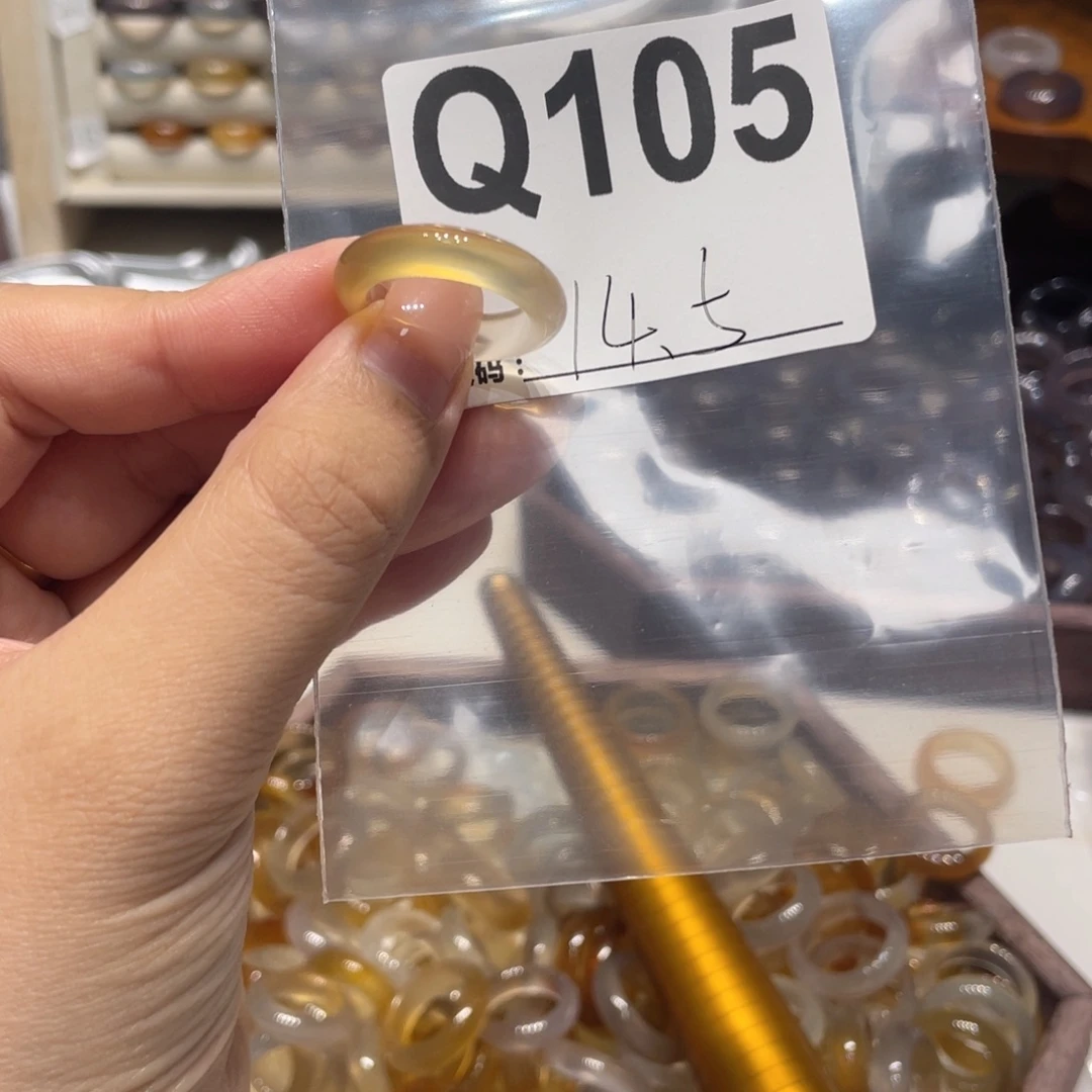 玛瑙/玉髓未镶嵌戒指105