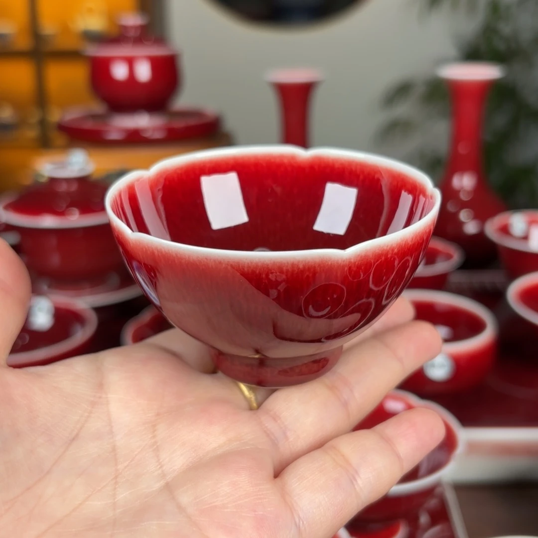 杯子景德镇高温原矿釉