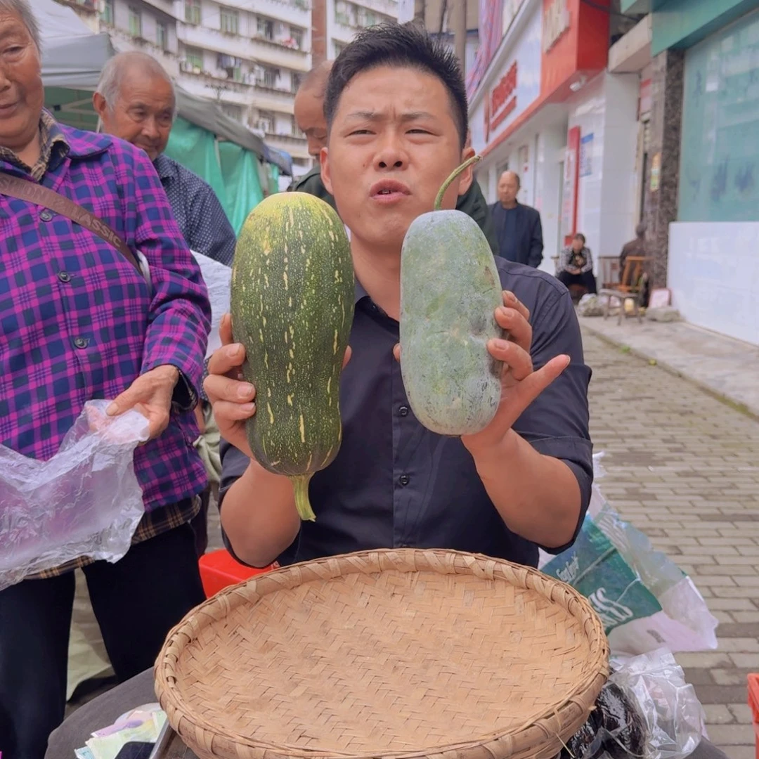 中国大陆冬瓜和南瓜个一个