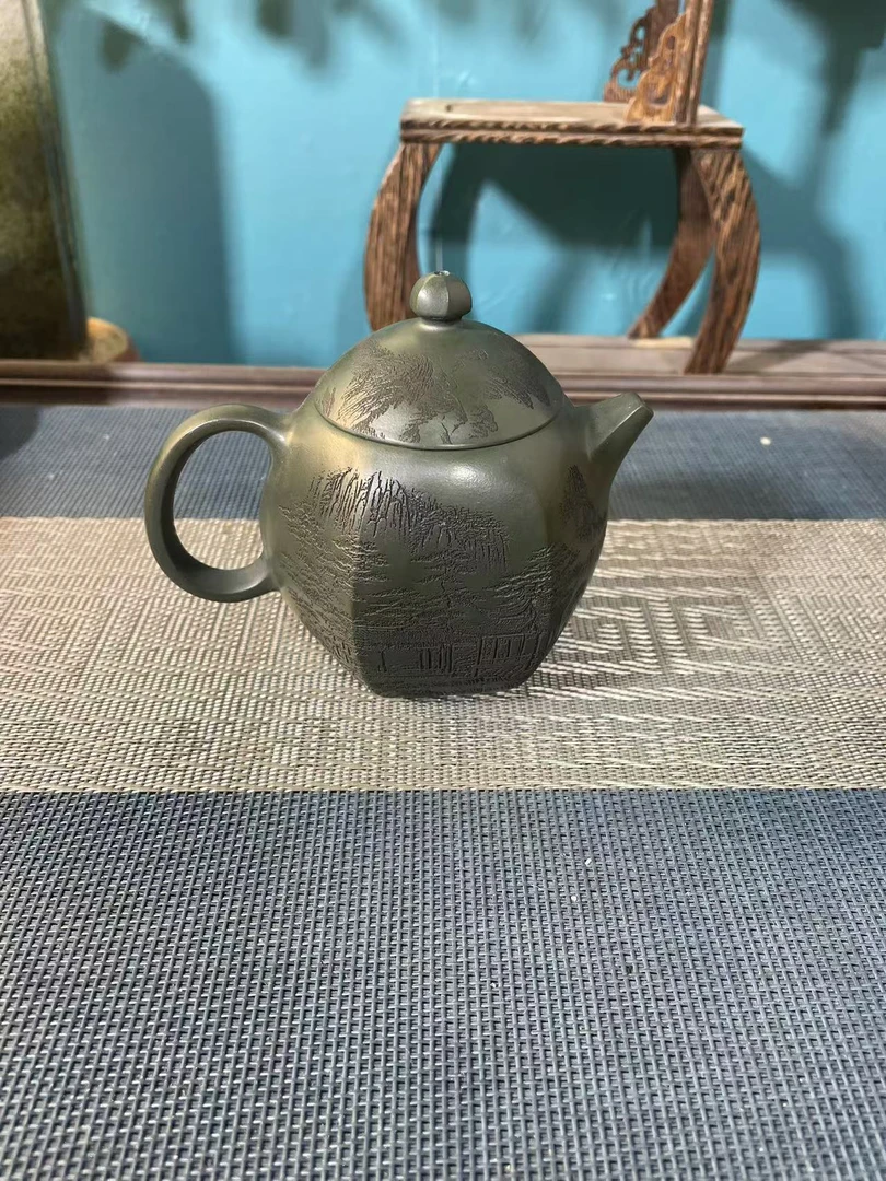 宜兴紫砂龙蛋紫砂壶