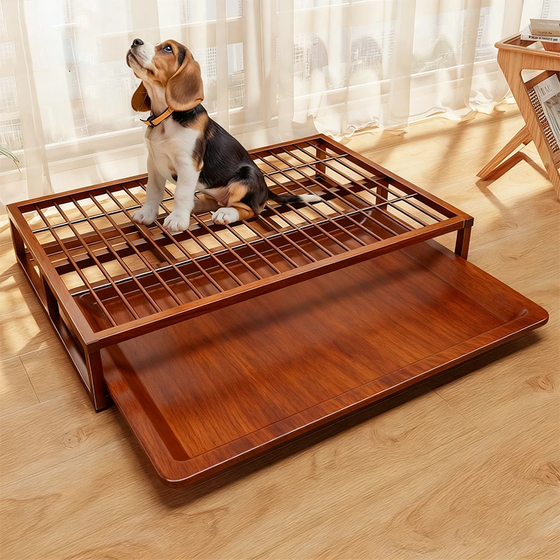 狗厕所中小型犬专用定点排便清理神器宠物尿尿盆大型犬网架屎尿盆