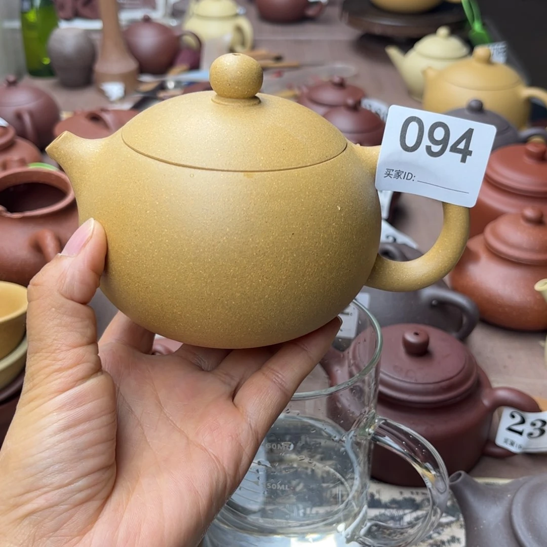 紫砂茶壶黄金段瑕疵400cc