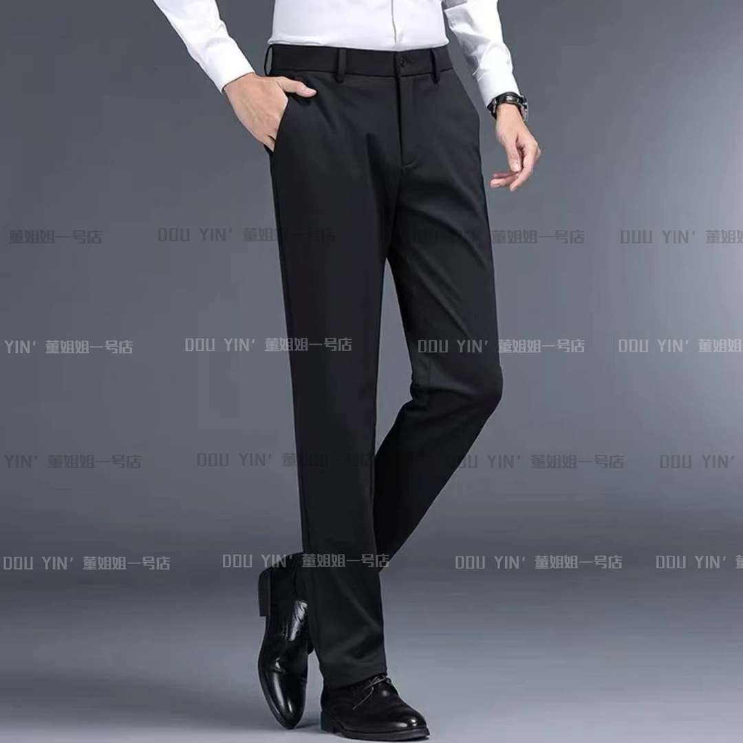 9922冬款时尚加绒商务休闲西裤