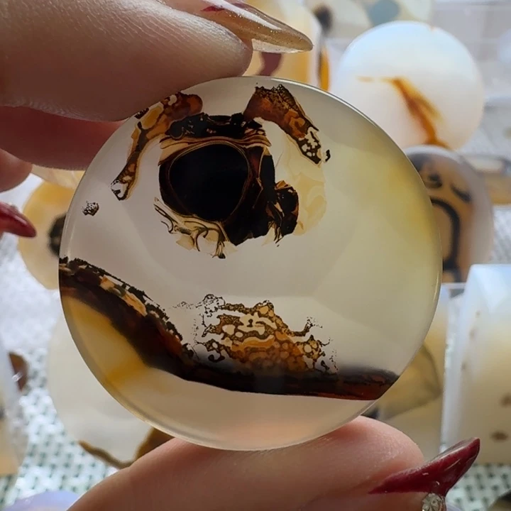 玛瑙/玉髓未镶嵌项链