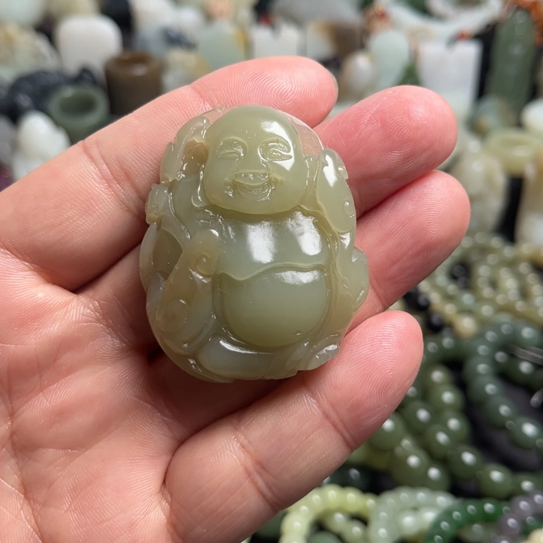 和田玉（青白玉）未镶嵌吊坠(不含链)