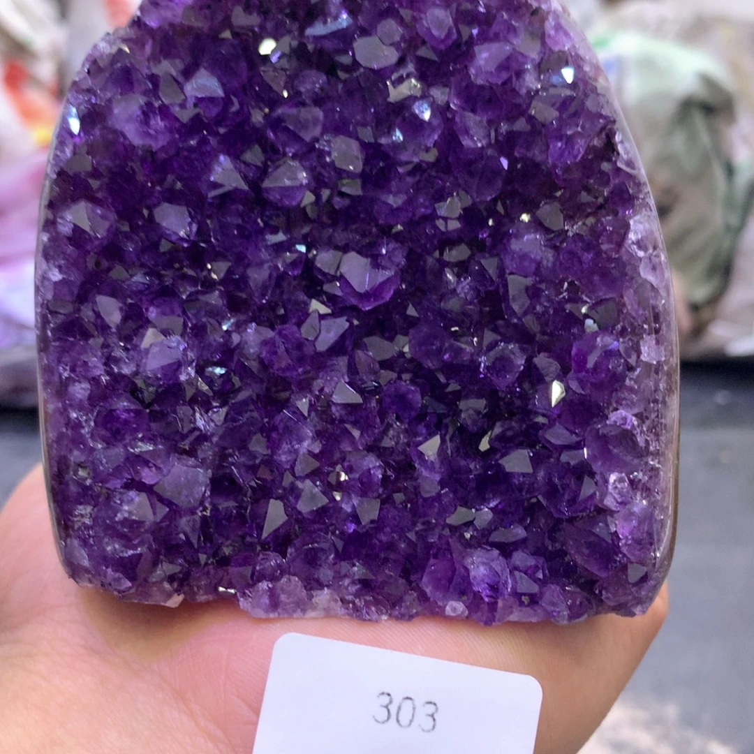 紫晶摆件未镶嵌紫晶303