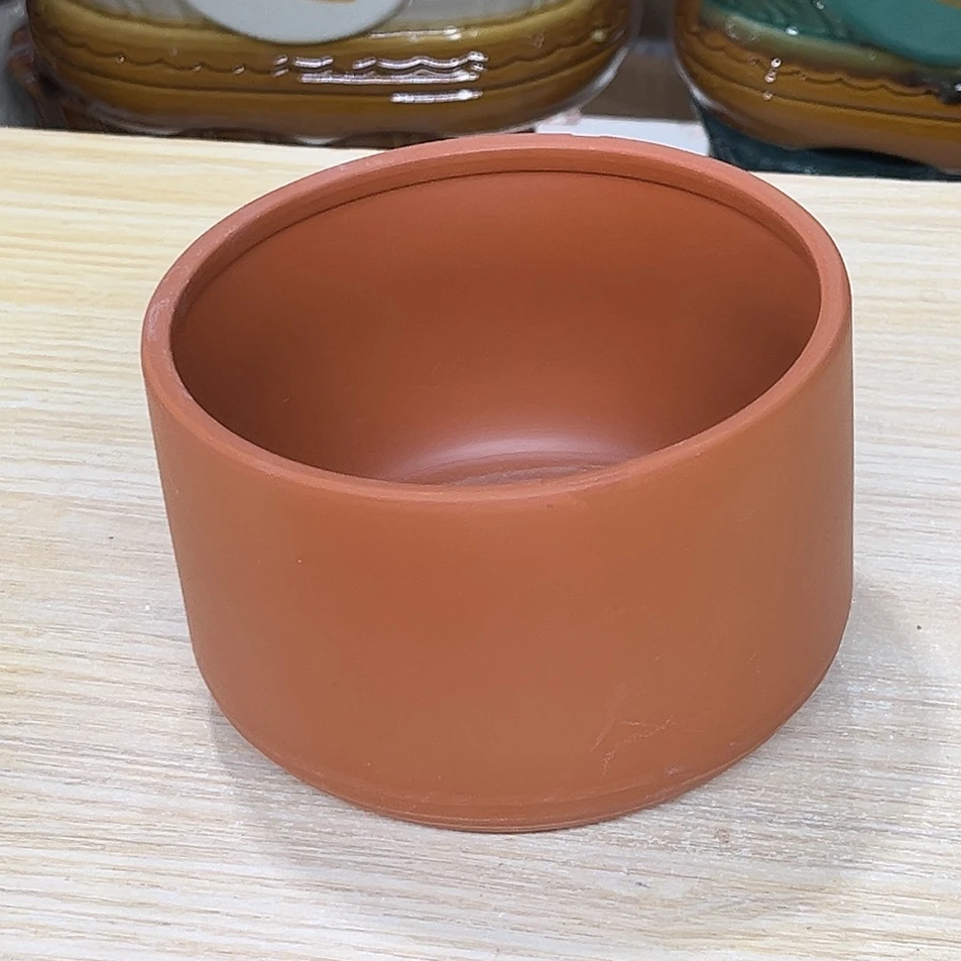 陶瓷绿植多肉微瑕花盆口径12*8.5有孔