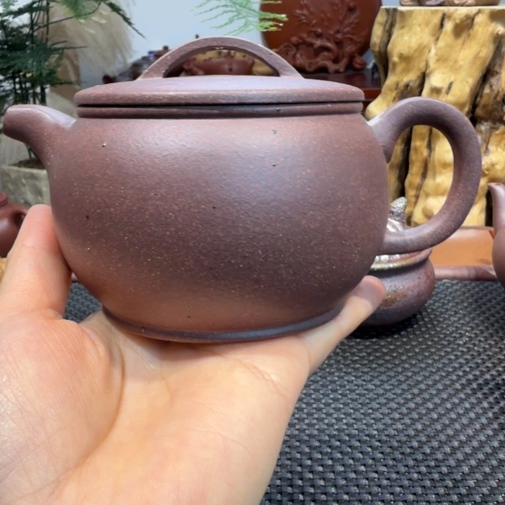 紫砂茶壶底槽清汉瓦240cc特价