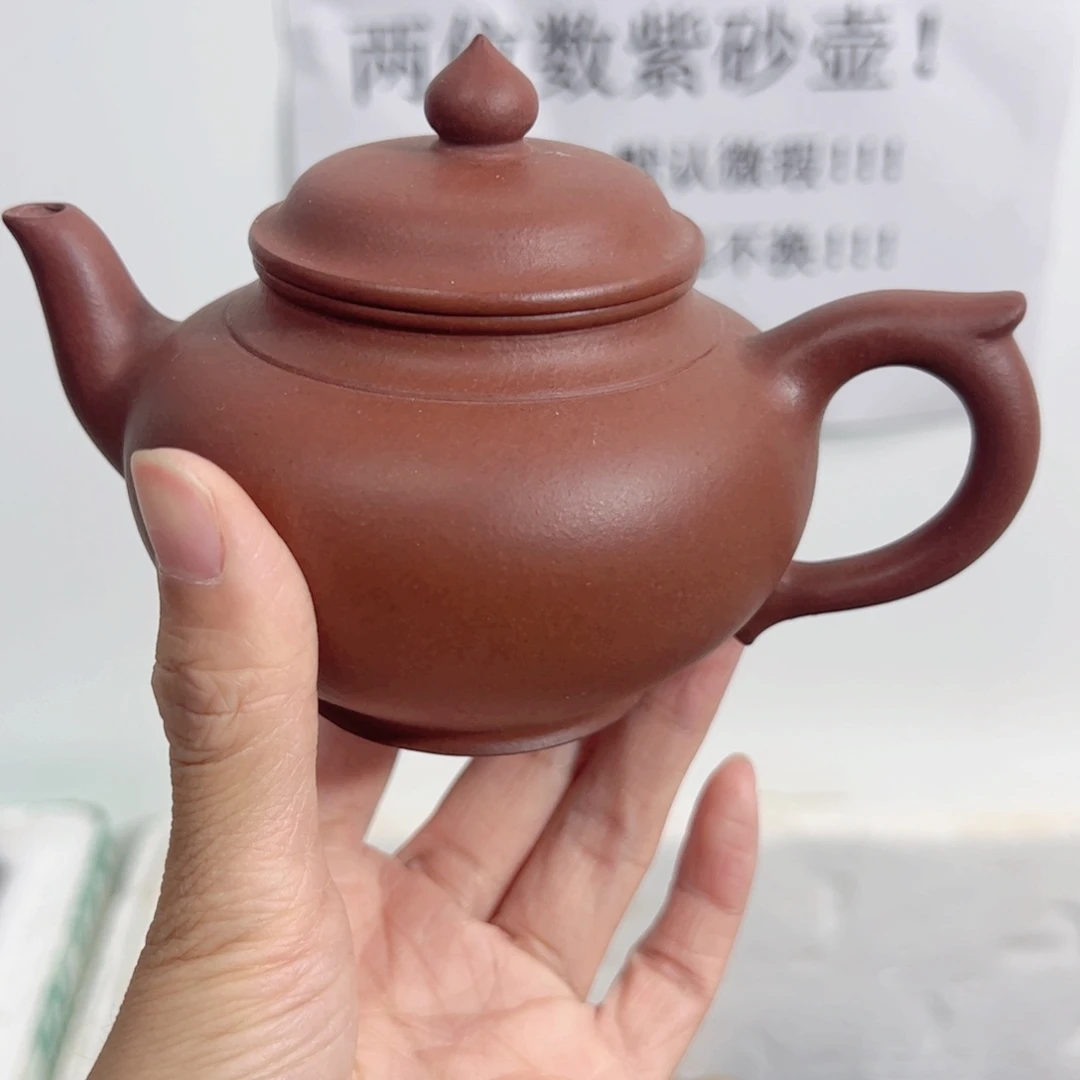 茶壶紫砂宜兴紫砂壶红皮龙