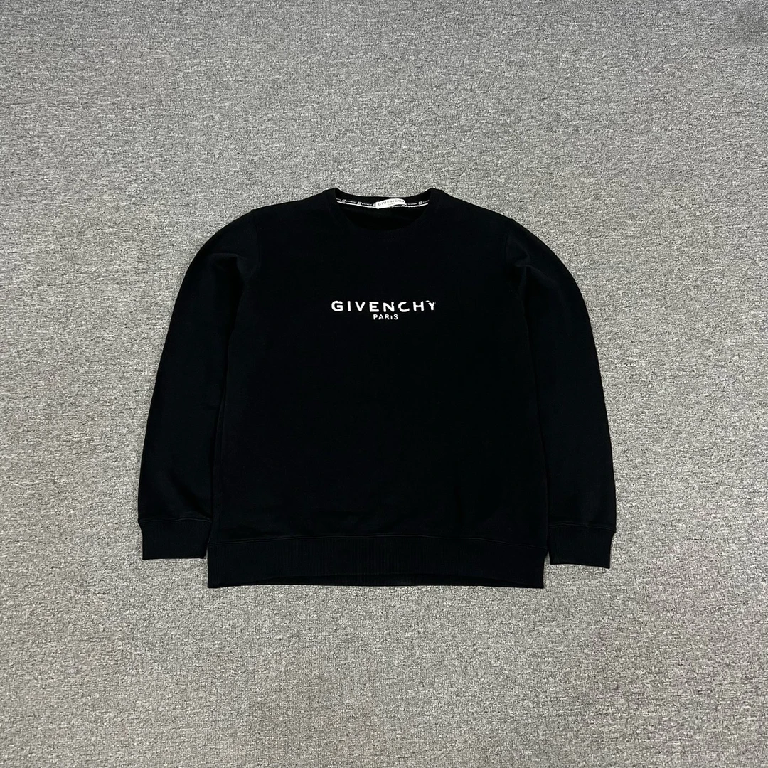 99新 Givenchy/纪梵希 模糊字母logo 长袖卫衣 M码 99新
