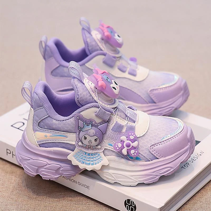 FAVMARTHA女童运动鞋鞋子2025春秋新款软底防滑儿童老爹鞋洋气