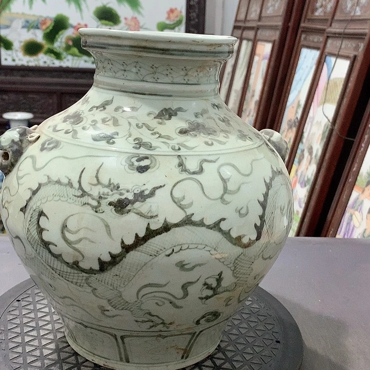 陶摆件博古架陶瓷摆件