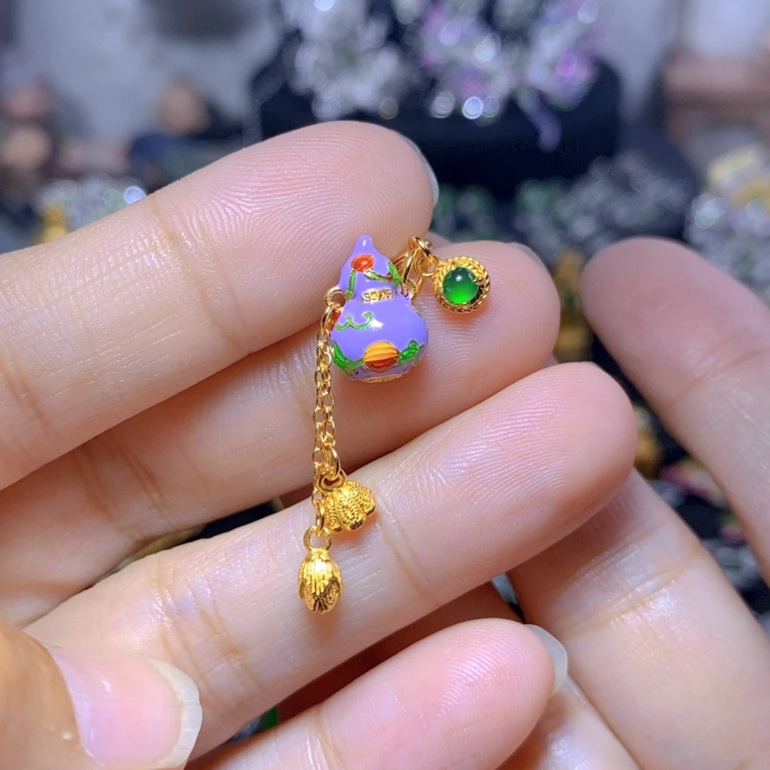 翡翠银S925镶嵌耳饰天然翡翠
