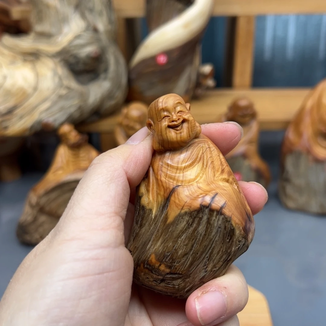 柏木崖柏木摆件手把件1