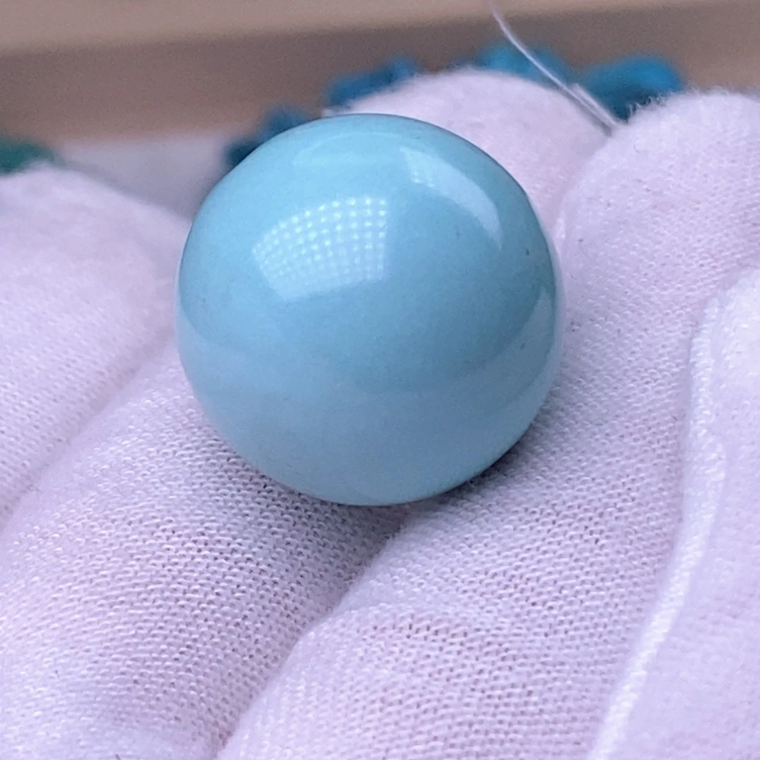 未镶嵌绿松石珠宝奇石19.4mm