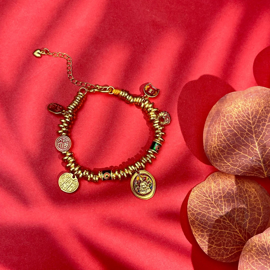 铜合金手链 【万两盘缠】（Vshare专属）风古法经典素款手工气质手链