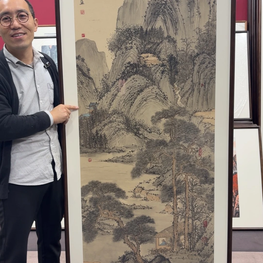 精***远国画手绘作品210/80