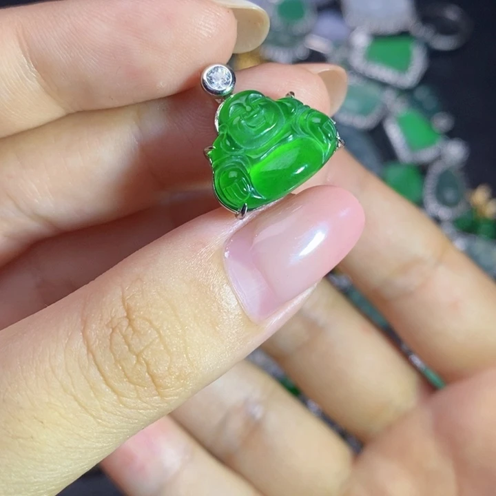 颈饰未镶嵌翡翠用****5翡翠