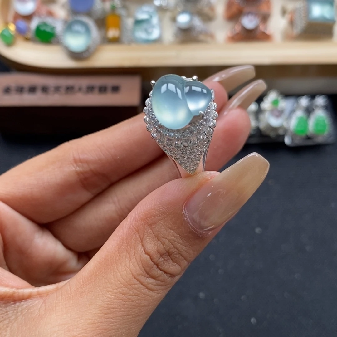 翡翠裸石缅甸天然a货翡翠