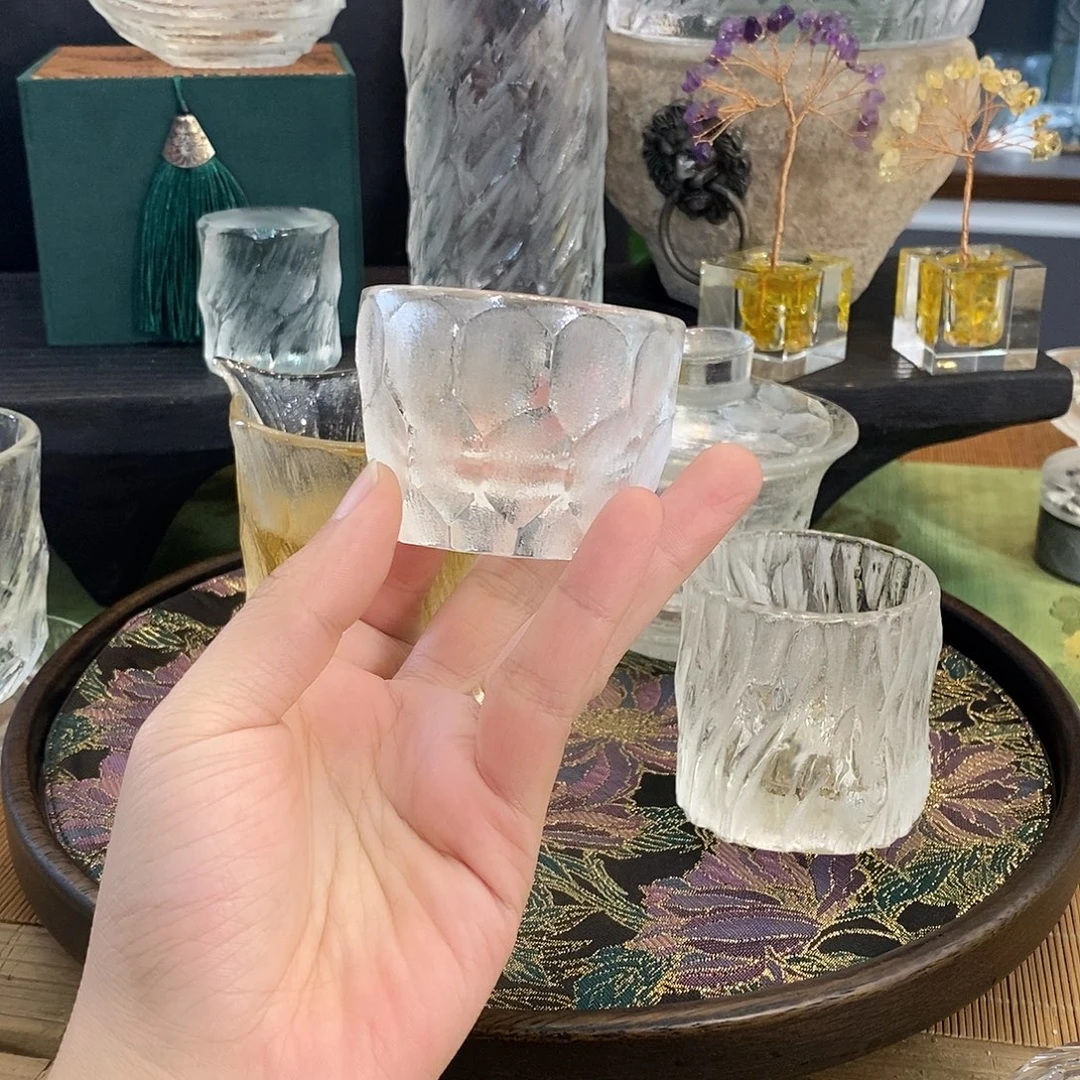 琉璃手工艺品莲花杯