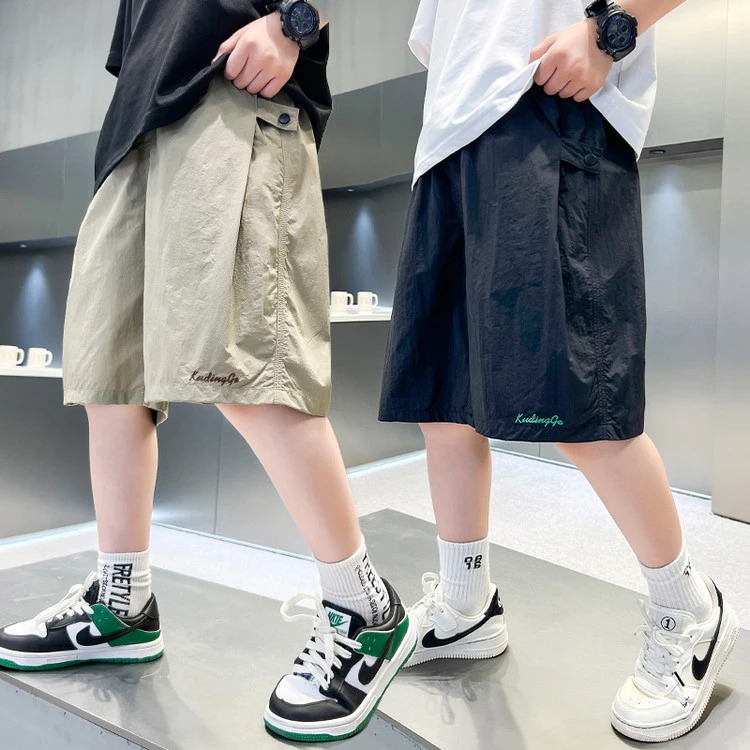 男童短裤夏季薄款韩版2025中大童休闲七分裤宽松儿童洋气夏装中裤