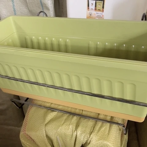 树脂拼接菜盆2个绿➕花架