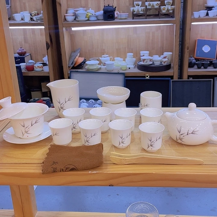 紫竹紫罗兰羊脂玉套装