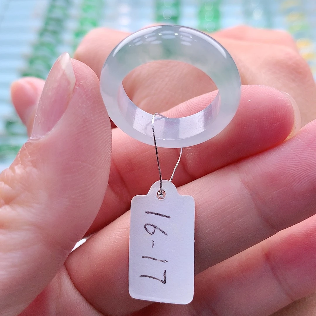 未镶嵌戒指翡翠小*子A货缅甸翡翠