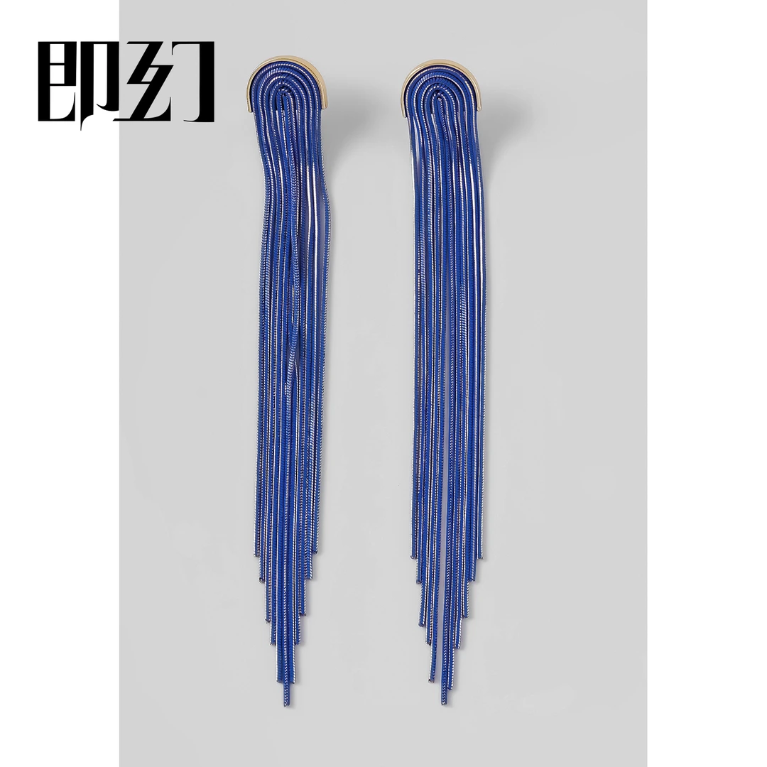 铜合金耳饰 ♦失约的巴黎 高定私服流苏耳环 高端独特耳饰A-3964