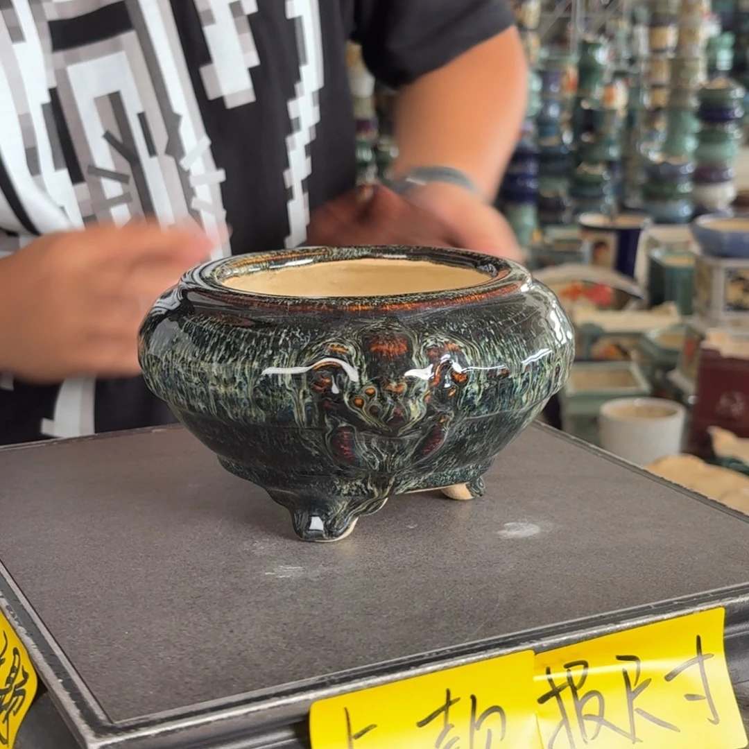。一风堂石湾花盆 内11*7