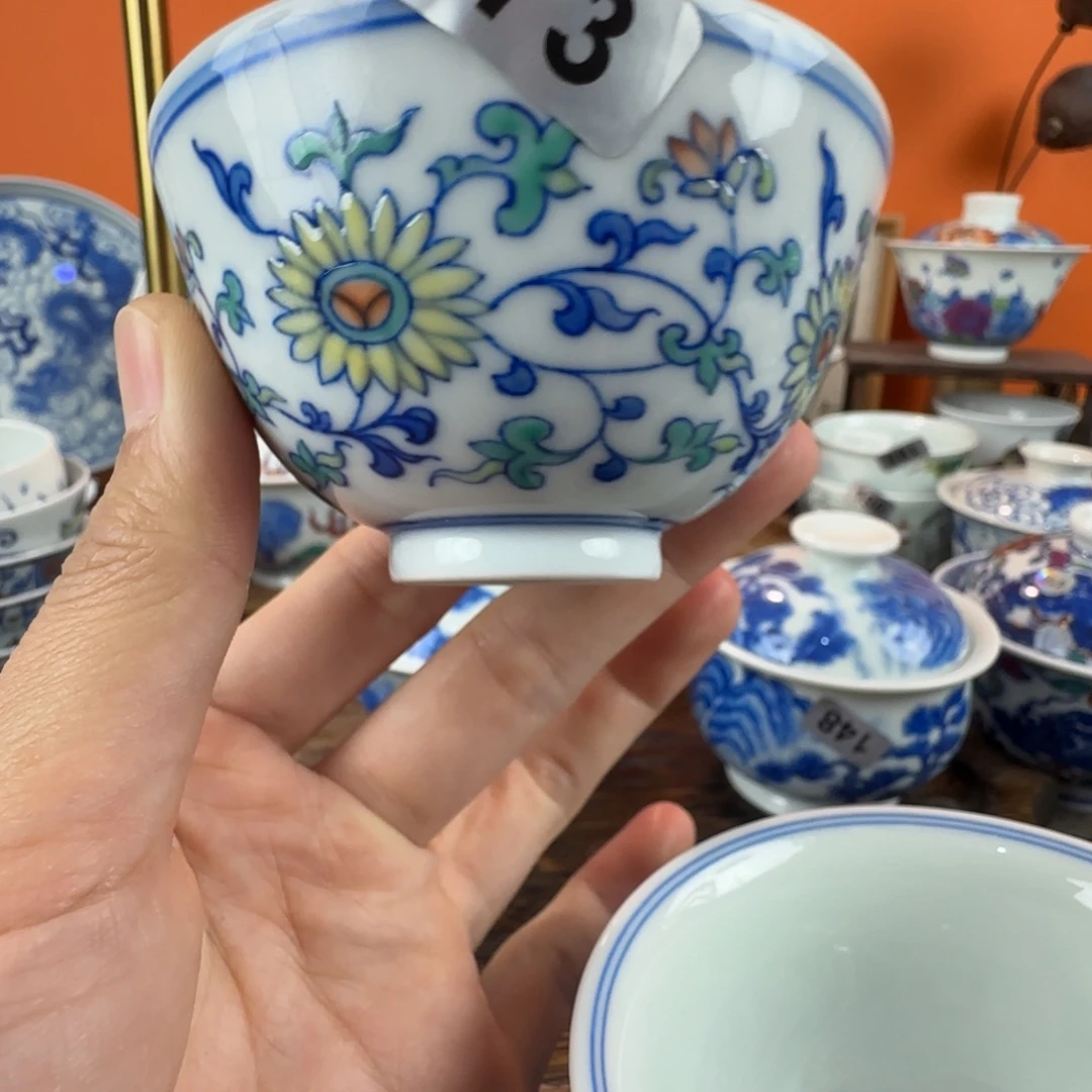 瓷片景德镇手绘青花瓷器173
