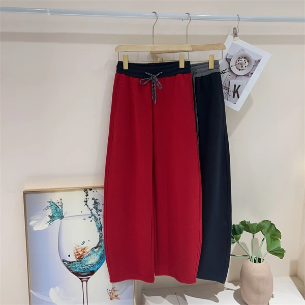 【璐然圣创】百搭显瘦弹力腰弯刀裤休闲裤8805