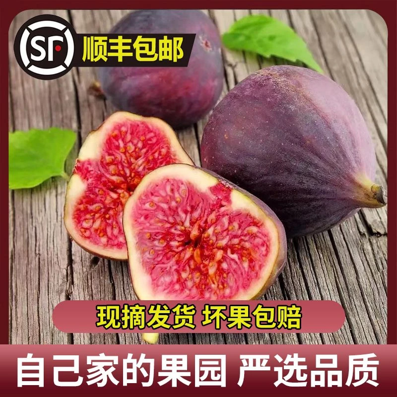 【顺丰包邮】无花果新鲜孕妇水果应季特大果红皮无花果鲜果应季甜