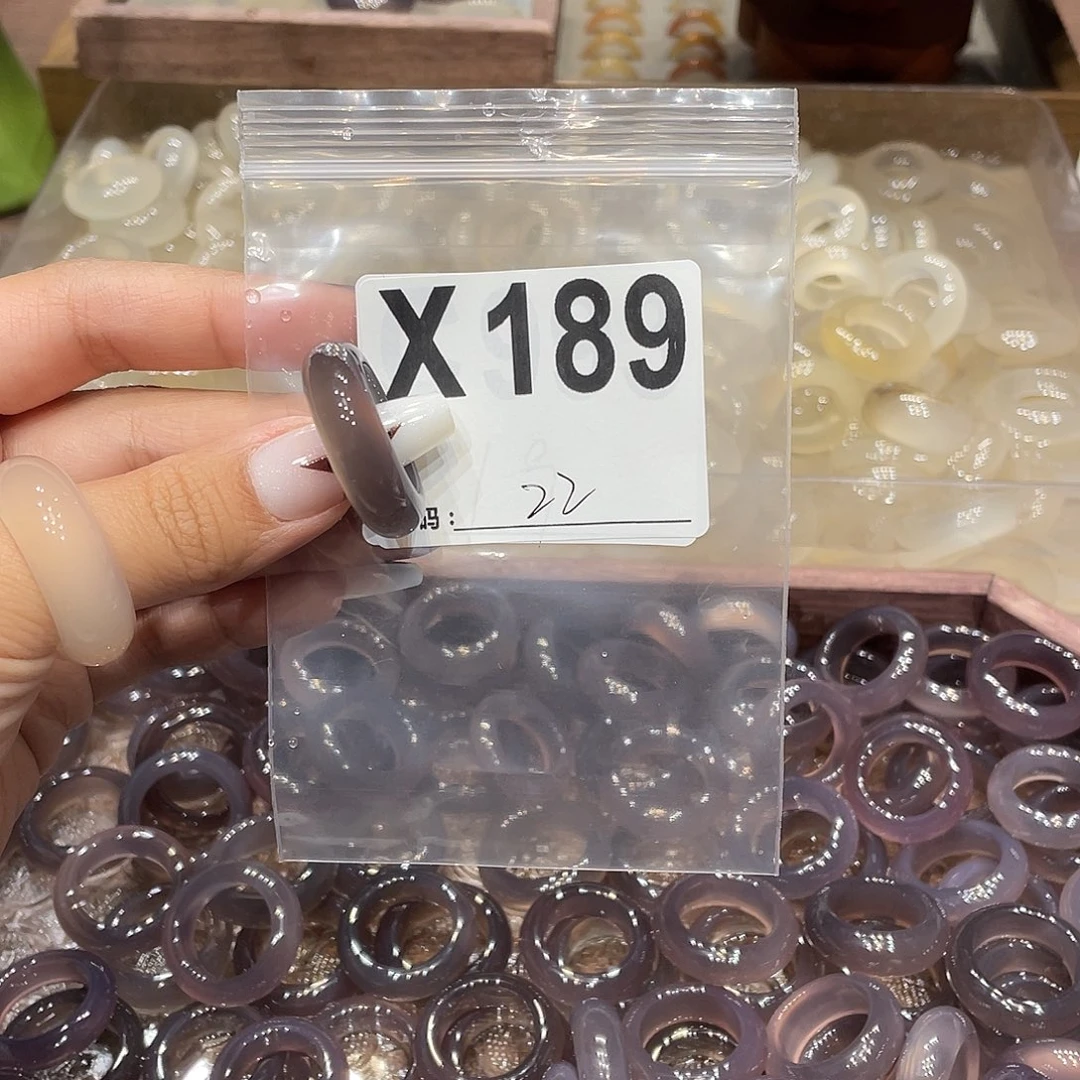 玛瑙/玉髓未镶嵌戒指189