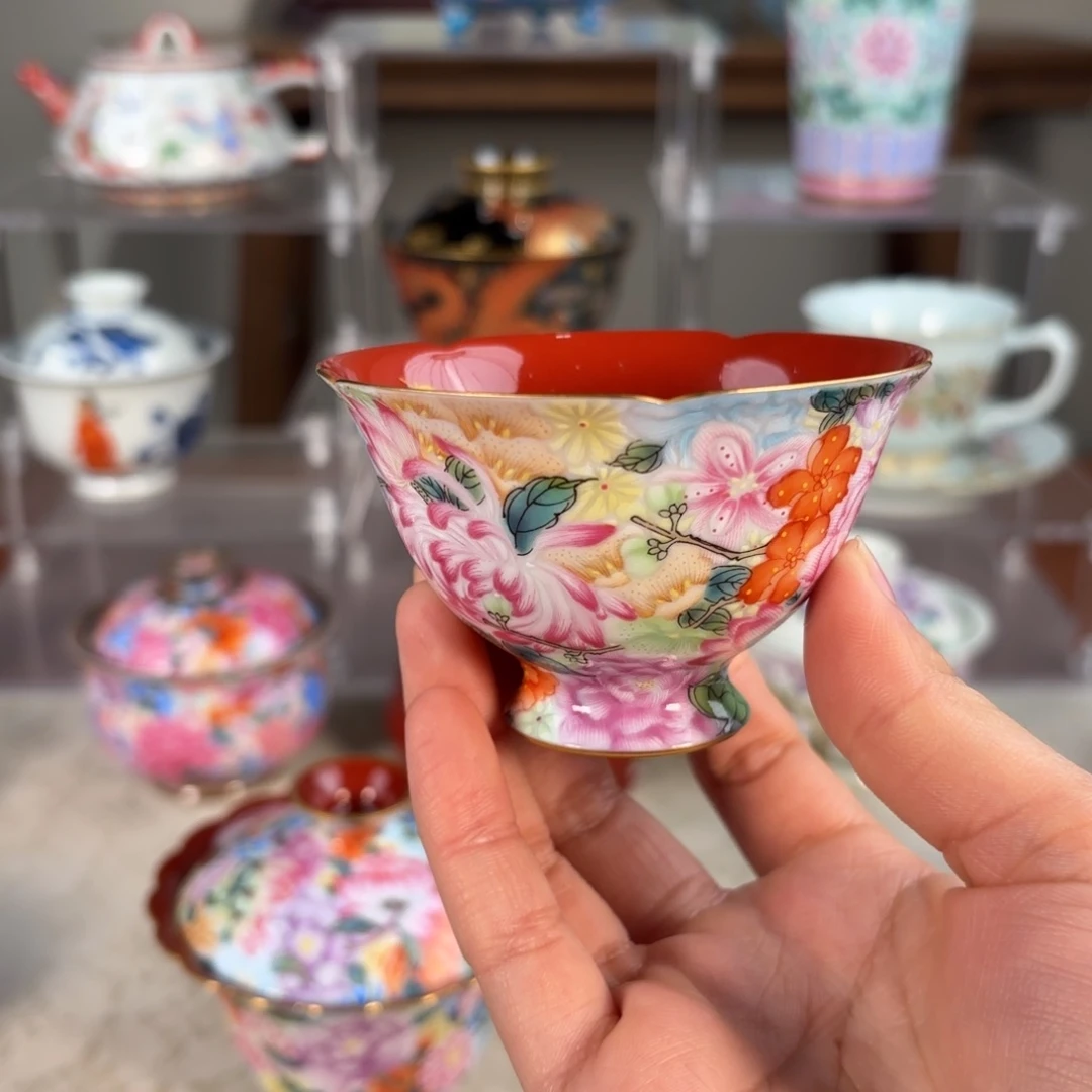 纯手工手绘 高端茶器
