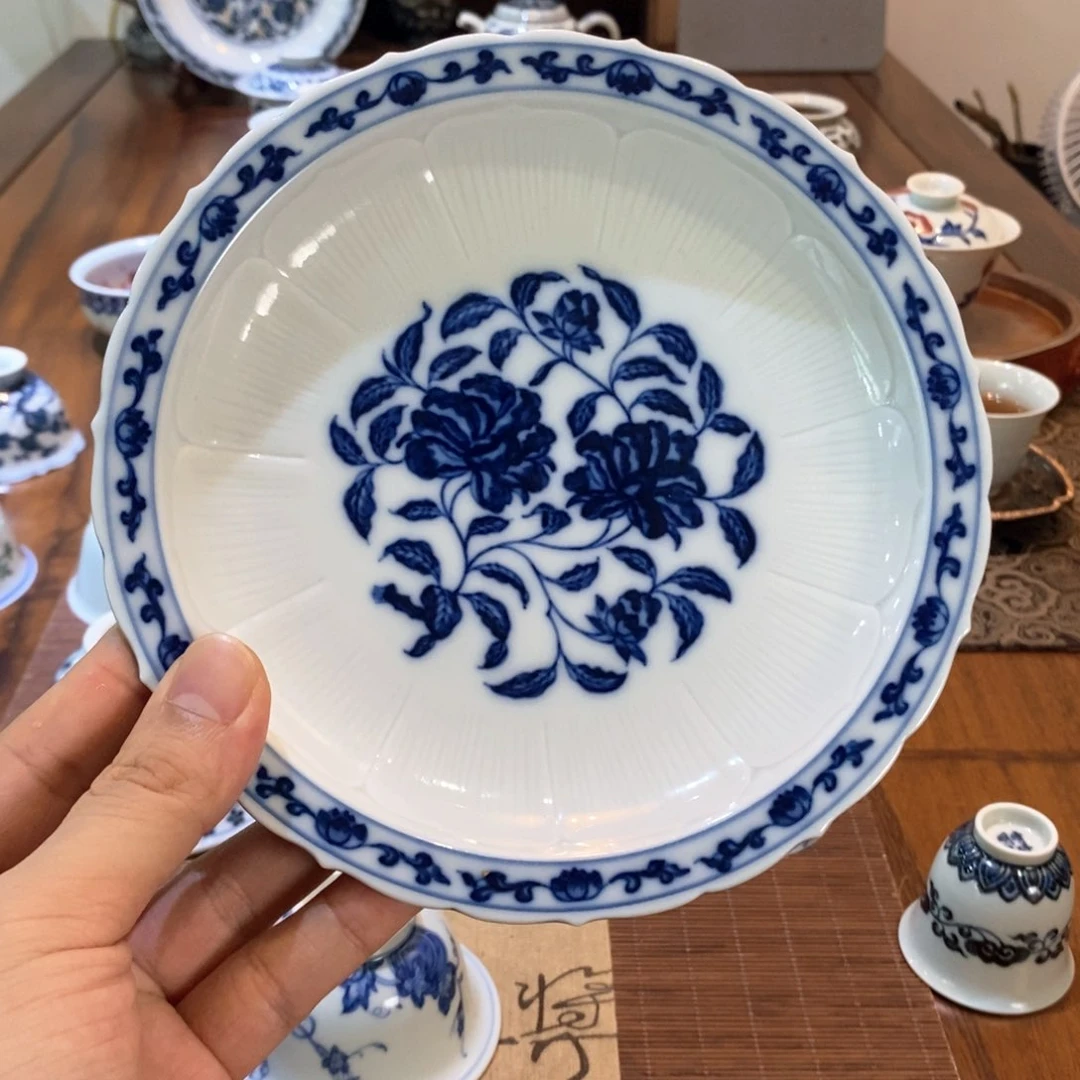 柴窑开播福利景德镇纯手工手绘茶器